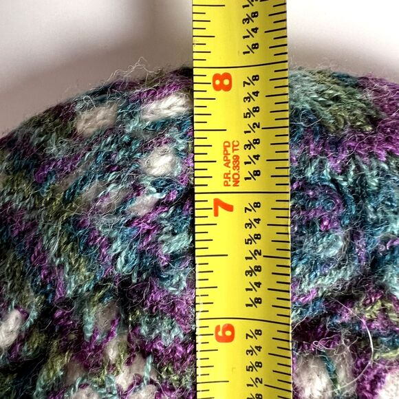 Beanie Hat Head Warmer Cool Combo Colors Boho Bohemian - Picture 6 of 6